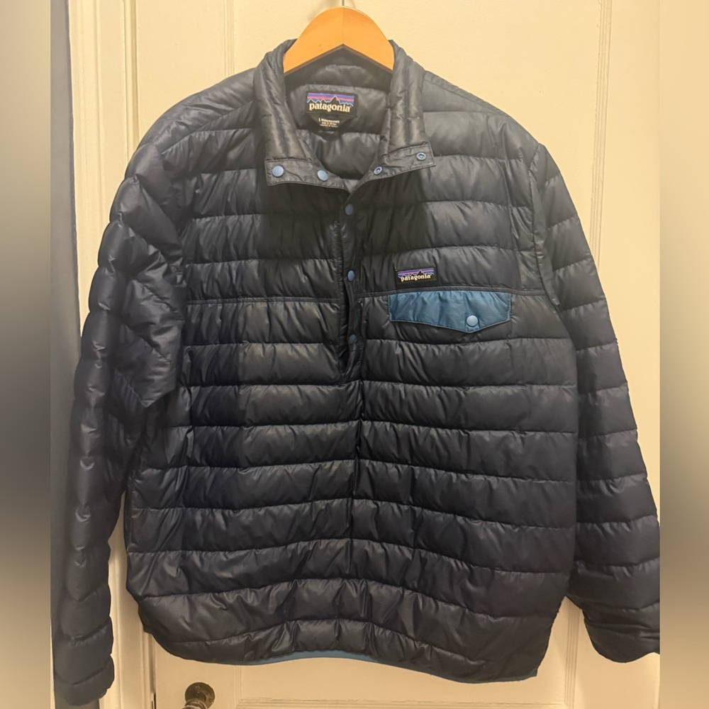 Patagonia Navy Men's Puffer Pullover Jacket